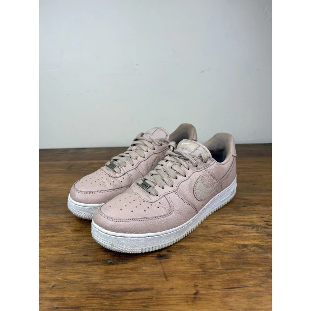 Nike Air Force 1 07 Craft Vachetta Tan Premium Leather Mens Size 8.5 CU4865-200